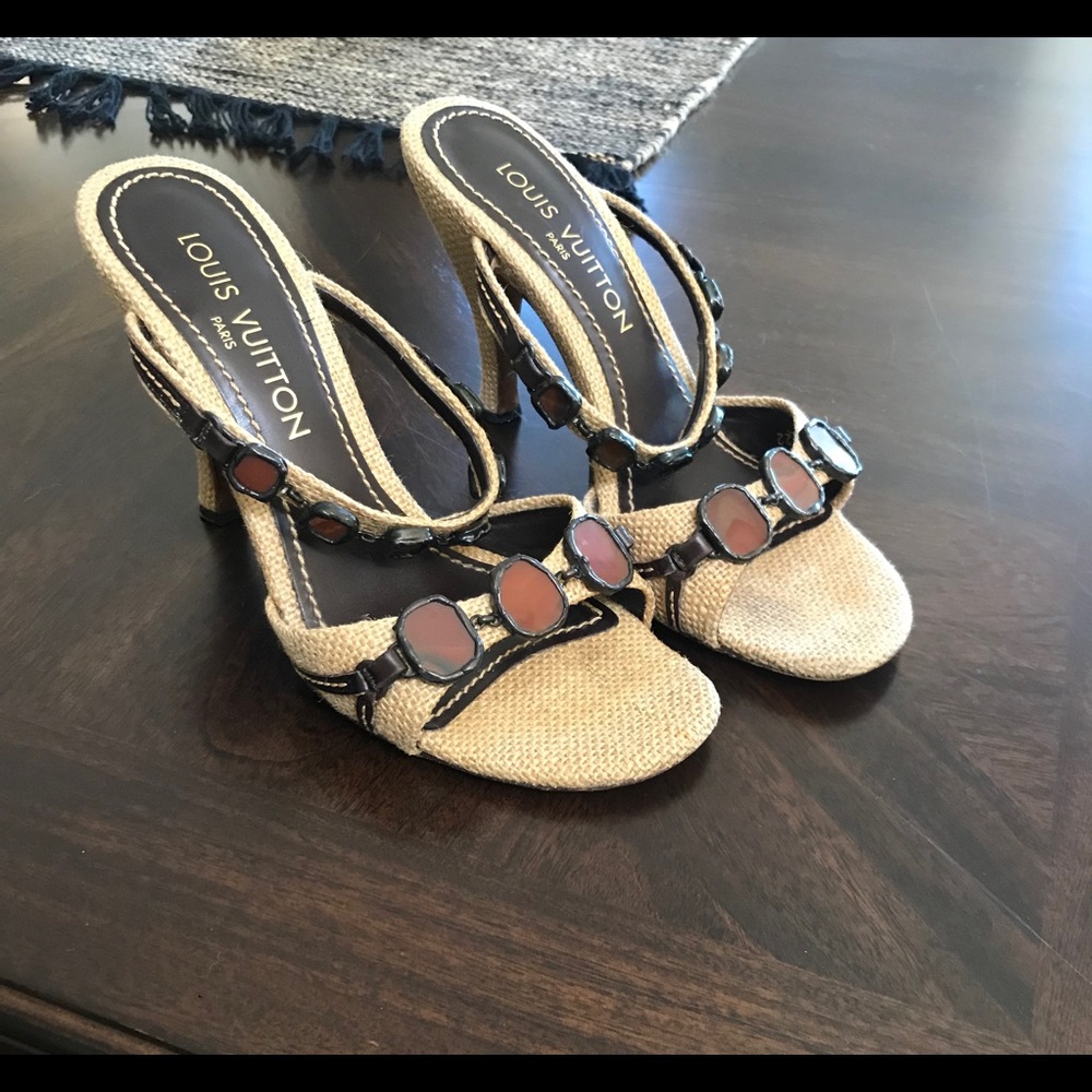 Louis Vuitton Strappy Heels